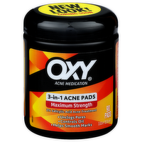 Oxy Acne Medication 3-In-1 Pads - 90 Count