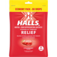 HALLS Relief Strawberry Cough Drops - 8.75 Ounce