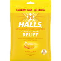 HALLS Relief Honey Lemon Cough Drops, Economy Pack - 8.75 Ounce