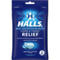 HALLS Relief Mentho Lyptus Lyptus Cough Drops - 3.28 Ounce