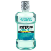Listerine Cool Mint Zero Alcohol Mouthwash - 1 Liter