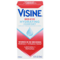 Visine Red Eye Lubricant Redness Reliever Drops - 0.5 Fluid Ounce