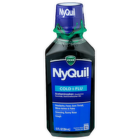 Vicks Nyquil Nighttime Relief Cold & Flu - 12 Fluid Ounce