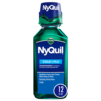 Vicks Nyquil Nighttime Relief Cold & Flu - 12 Fluid Ounce