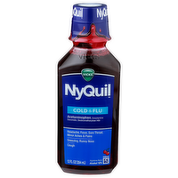 Vicks Nyquil Cold & Flu - 12 Fluid Ounce