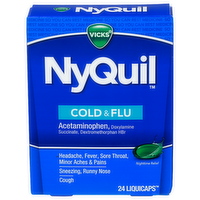 Vicks Nyquil Nighttime Relief Cold & Flu - 24 Count