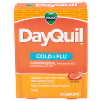 Vicks Cold & Flu Dayquil - 24 Count