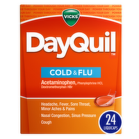 Vicks Cold & Flu Dayquil - 24 Count