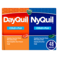Vicks Dayquil Nyquil Cold & Flu - 48 Count