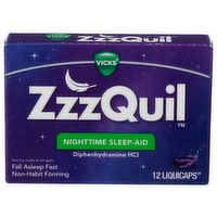 Vicks Zzzquil Nighttime Sleep-Aid - 12 Count