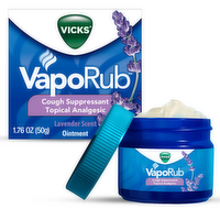 Vicks Vaporub Cough Suppressant Topical Analgesic Ointment - 1.76 Ounce