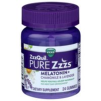 Vicks Zzzquil Wildberry Vanilla Flavored Pure Zzzs - 24 Count