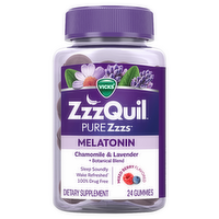Vicks Zzzquil Wildberry Vanilla Flavored Pure Zzzs - 24 Count
