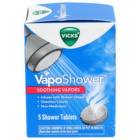 Vicks Soothing Vapors Vaposhower - 5 Count
