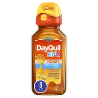 Vicks Dayquil Kids Honey Cold & Cough + Mucus - 8 Fluid Ounce