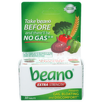 Beano Extra Strength Food Enzyme - 30 Count