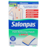 Salonpas Large Pain Relieving Patch - 6 Count
