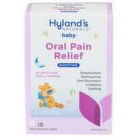 HYLAND's Naturals Tablets Baby Nighttime Oral Pain Relief - 125 Count
