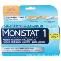 Monistat 1 Maximum Strength Ovule Each - 1 Each