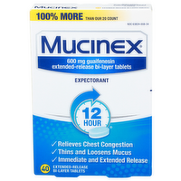Mucinex Expectorant - 40 Count