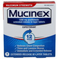 Mucinex Maximum Strength Extended-Release Bi-Layer Tablets - 7 Count