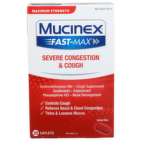 Mucinex Fast-Max Severe Congestion & Cough - 20 Count