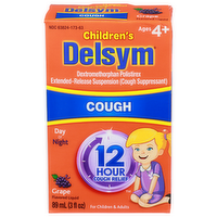 CHILDREN's Delsym Grape Flavored Liquid Cough Relief Suppressant - 89 ml