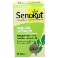Senokot Regular Strength - 50 Count