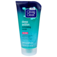Clean & Clear Oil-Free Deep Action Exfoliating Scrub - 5 Ounce
