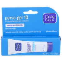 Clean & Clear Fragrance-Free Persa-Gel 10 - 1 Ounce