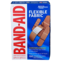 Band-Aid Flexible Fabric Bandages - 100 Count