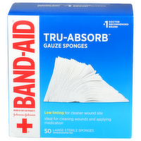 Band-Aid Tru-Absorb Gauze Sponges - 50 Count