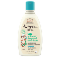Aveeno Baby Kids 2-In-1 Hydrating Shampoo & Conditioner - 12 Ounce