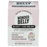 WONDERBELLY Strawberry Shortcake Tablet Bloat And Gas Relief - 42 Count