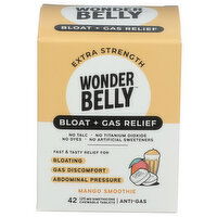 WONDERBELLY Mango Smoothie Tablet Bloat And Gas Relief - 42 Count