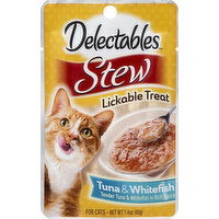 Delectables Lickable Treat, Stew, Tuna & Whitefish - 1.4 Ounce 