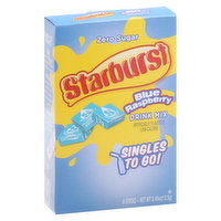 Starburst Drink Mix, Zero Sugar, Blue Raspberry - 6 Each 