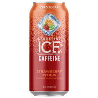 Sparkling Ice Sparkling Water, Zero Sugar, Strawberry Citrus Flavored - 16 Fluid ounce 