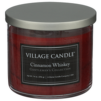 Village Candle Cinnamon Whiskey Gentlemen Bowl - 14 Ounce