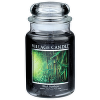 Village Candle Black Bamboo - 21.25 Ounce