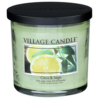 Village Candle Citrus & Sage - 14 Ounce
