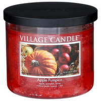 Village Candle Apple Pumpkin Three Wick - 14 Ounce