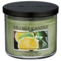 Village Candle Citrus & Sage - 14 Ounce
