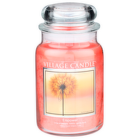 Village Candle Crisp Pineapple, Dahlia, Gentle Musk Empower - 21.25 Ounce
