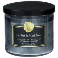 Gentlemen's Collection By Village Candle Black Decor - 14 Ounce