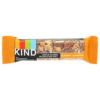 Kind Bar Maple Glazed Pecan Seasalt - 1.4 Ounce