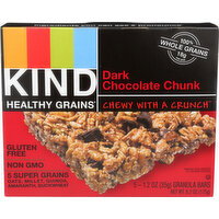 KIND Healthy Grains Bar Dark Chocolate Chunk - 1.24 Ounce - 5 Count