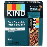 KIND Dark Chocolate Nuts & Sea Salt - 1.4 Ounce - 6 Count