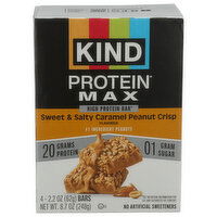 Kind Protein Max Bar Sweet & Salty Caramel Peanut Crisp - 2.2 Ounce - 4 Count