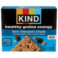 KIND Health Grains Energy Dark Chocolate Chunk - 1.4 Ounce - 5 Count